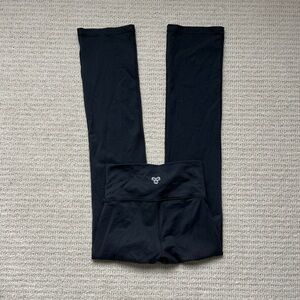 TNA black flared leggings